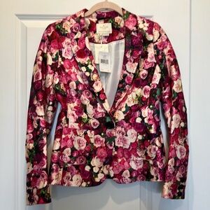 Floral Kate Spade silk blazer with tags